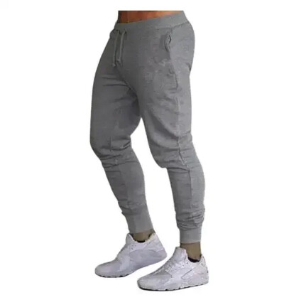 Pantaloni casual Jogger pentru bărbați Pantaloni de sport de marime mare, cu talie elastică Pantaloni casual sport, haine largi de fitness, secțiune subțire de primăvară