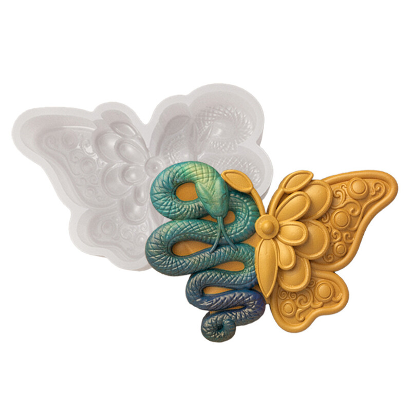 Helovīna galvaskausa eņģelis ziedu tauriņu sveces silikona veidnes tauriņu ģipša veidnes ar rokām gatavotas ziepju gatavošanas piederumi