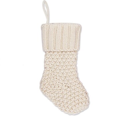 1 τεμ Χριστουγεννιάτικες πλεκτές κάλτσες Διακόσμηση Φεστιβάλ Τσάντα Δώρου Τζάκι Χριστουγεννιάτικα στολίδια Κρεμαστά Δέντρο Κόκκινη Λευκή Χριστουγεννιάτικη Κάλτσα κόκκινη