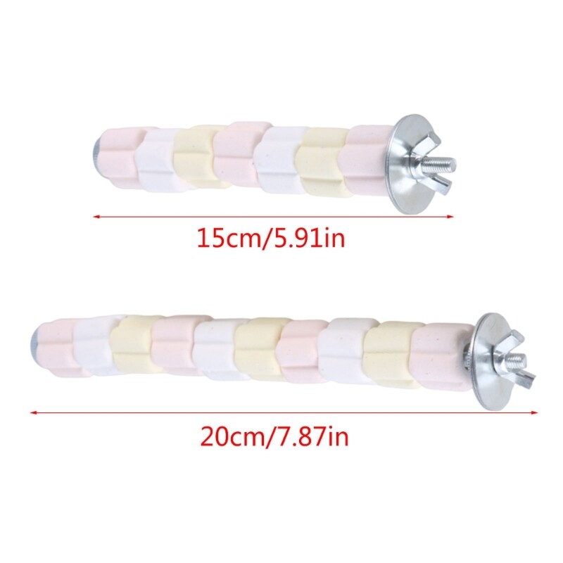 Bird Grinding Bar ülőrudak Bird álló ág ketrec kiegészítők Lovebirds számára