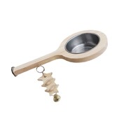 Parrot Perch Birdcage Accessories Feeder Bowl Stand λείανσης Bird Cage Bowl