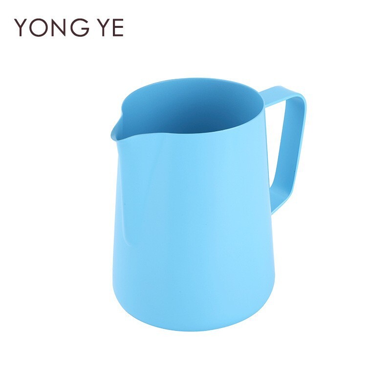 600 ml teflono spalvos nerūdijančio plieno latte puodelis Fine Coffee Latte vonia Latte vonia kavos puodo reikmenys