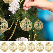 Ziemassvētku eglīšu bumbas ar svariem 6 gab