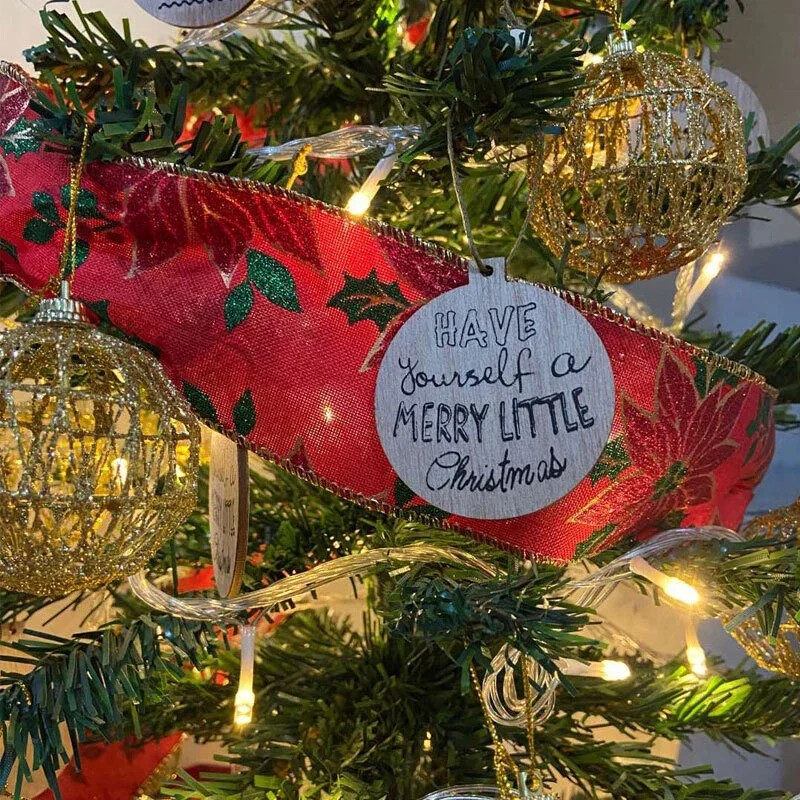 Ziemassvētku eglīšu bumbas ar svariem 6 gab