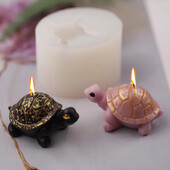 Μίνι καλούπι κεριών σιλικόνης χελώνας DIY Χαριτωμένο αρωματικό κερί χελώνας Γύψινο σαπούνι ρητίνης Εργαλείο παρασκευής Χειροποίητο καλούπι ψησίματος σοκολάτας