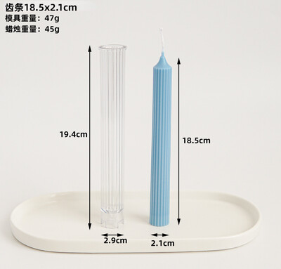 Ορθογώνια τρίγωνη μακριά ράβδος με καρφιά ράφι Κερί Πλαστικές φόρμες για κεριά Diy προμήθειες κατασκευής κεριών Φτιάξτε κερί μόνοι σας