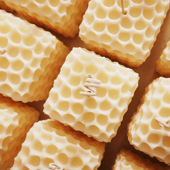 Cube Honeycomb Αρωματικό κερί Γύψος φόρμα σιλικόνης Food Grade Μους σοκολάτας 3D φόρμες σε σχήμα κύβου Δώρο γάμου Διακόσμηση σπιτιού