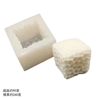 Cube Honeycomb Αρωματικό κερί Γύψος φόρμα σιλικόνης Food Grade Μους σοκολάτας 3D φόρμες σε σχήμα κύβου Δώρο γάμου Διακόσμηση σπιτιού