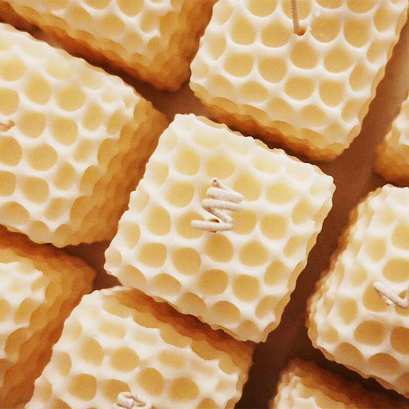 Cube Honeycomb Αρωματικό κερί Γύψος φόρμα σιλικόνης Food Grade Μους σοκολάτας 3D φόρμες σε σχήμα κύβου Δώρο γάμου Διακόσμηση σπιτιού