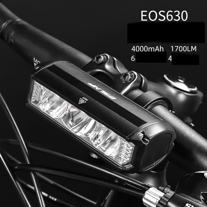 2600 lumens σούπερ φωτεινό ποδήλατο βουνού νυχτερινή ιππασία μπροστινό φως power bank από κράμα αλουμινίου οριζόντια έκδοση ποδήλατο