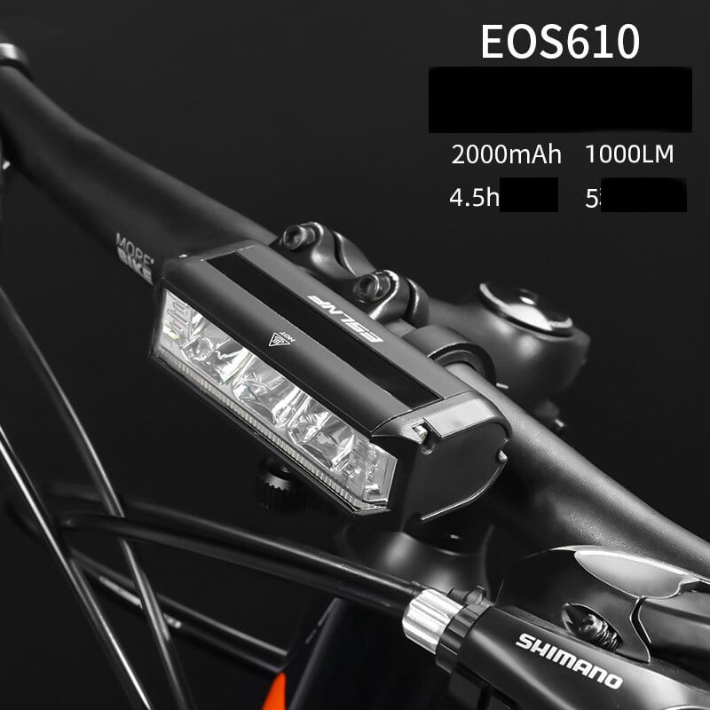 2600 lumens σούπερ φωτεινό ποδήλατο βουνού νυχτερινή ιππασία μπροστινό φως power bank από κράμα αλουμινίου οριζόντια έκδοση ποδήλατο