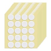 DIY sveču materiāls 240 gab. Divpusēja lente sveču daktiem Sveces daktis fiksācijas uzlīme Diametrs 20Mm Biezums 1Mm Izturīgs