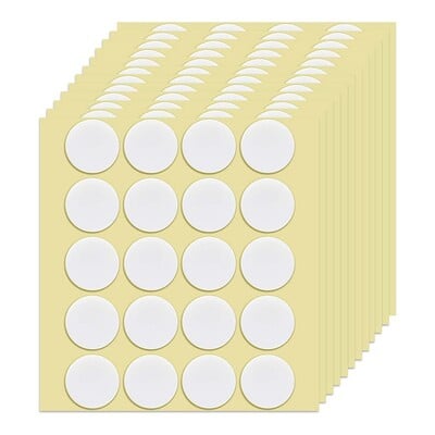 Diy gyertya anyaga 240 darab kétoldalas szalag gyertyakanókhoz Gyertyatartó rögzítő matrica átmérője 20 mm vastag 1 mm tartós