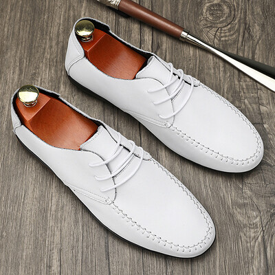 Vīriešu kleitu apavi Oxfords, ikdienas vieglas plakanas kurpes kāzu biznesa ballītei