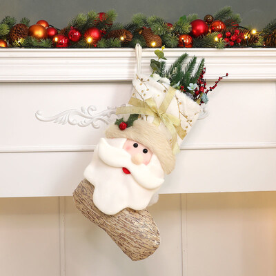 2024 Domov Vianočné ozdoby Santa Claus Snehuliak Los Darčekové ponožky Darčeková taška Ozdoby na vianočný stromček Čižmy Detské balenie