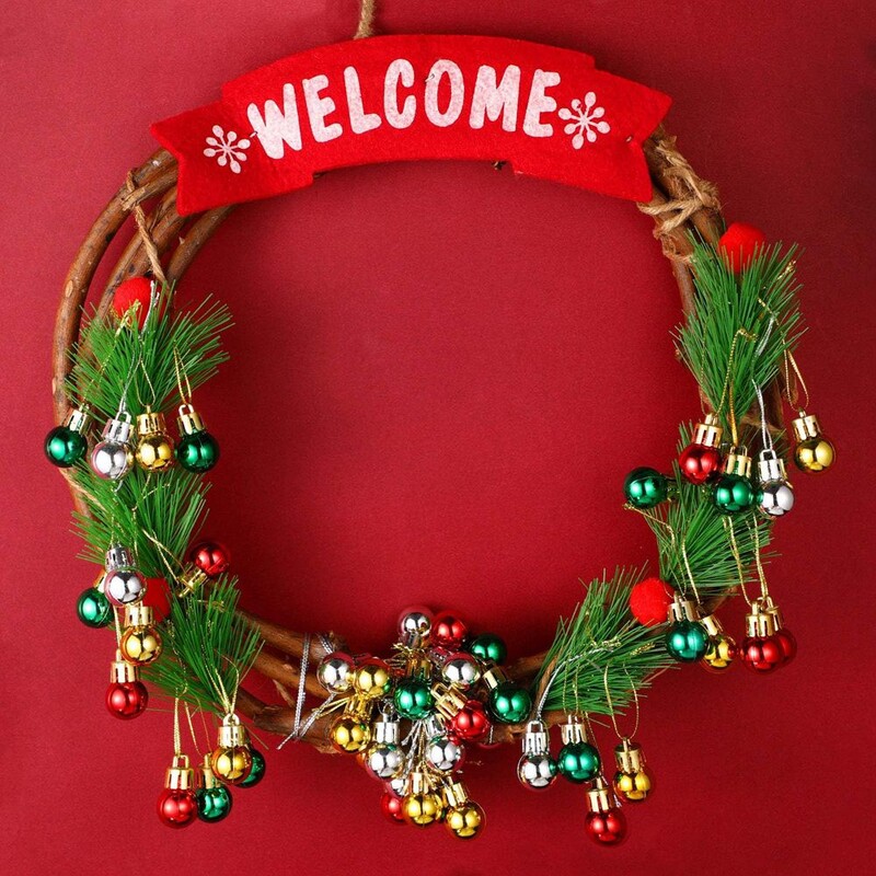 24 buc 3 cm bile de Crăciun ornamente pentru pomul de Crăciun bile bile colorate din plastic pentru decorațiuni pentru petrecerea de sărbători de Crăciun 2023