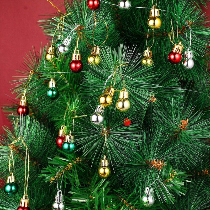24 buc 3 cm bile de Crăciun ornamente pentru pomul de Crăciun bile bile colorate din plastic pentru decorațiuni pentru petrecerea de sărbători de Crăciun 2023
