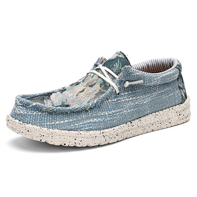 Īpaši vieglas vīriešu ikdienas audekla apavi Komforta tipa vīriešu kurpes, elpojošas, plakanas, vīriešu braukšanas apavi staigāšanas apavi 48. liela izmēra