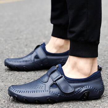 Νέο γνήσιο δέρμα πολυτελείας ανδρικό Octopus Casual Loafers Φόρεμα Επίσημα Μοκασίνια Υποδήματα Driving Ανδρικά σανδάλια Παπούτσια Ανδρικά