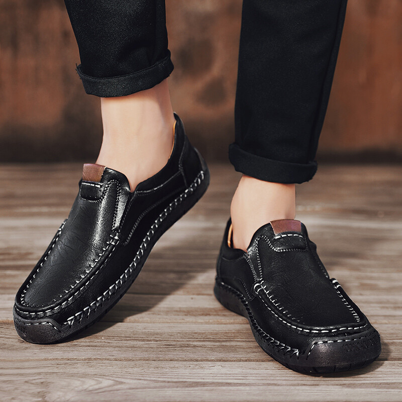 Ανδρικά casual δερμάτινα παπούτσια 2023 Χειροποίητα παπούτσια σε ανδρικό στυλ Άνετο slip σε ανδρικά μοκασίνια Ανδρικά Loafers Μέγεθος 47 48 Sneakers