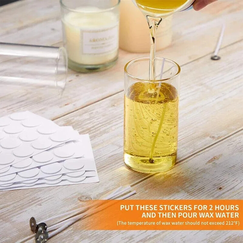 Žvakių gamybos reikmenys Žvakių dagties lipdukai žvakių laikikliams. Dekoro amatų namų rinkinys