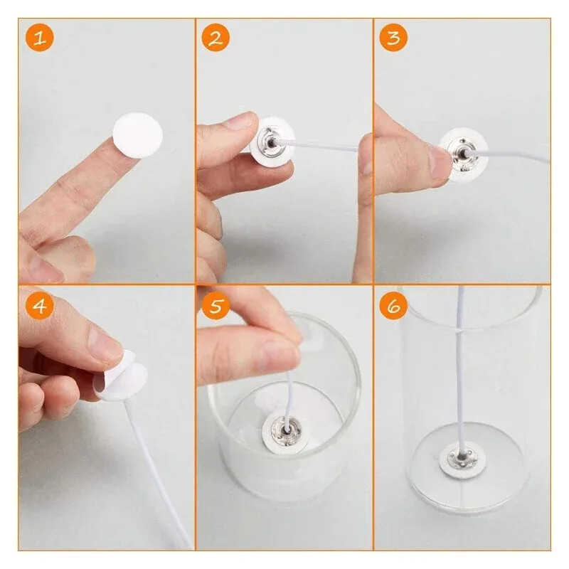 Žvakių gamybos reikmenys Žvakių dagties lipdukai žvakių laikikliams. Dekoro amatų namų rinkinys