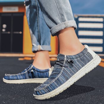 Καλοκαιρινά παπούτσια 2022 για άντρες Καμβά Lazy Boat Shoes Outdoor Convertible Slip On Loafer Fashion Casual αντιολισθητικά παπούτσια flats κατάστρωμα