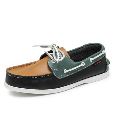 Μόδα Ανδρικά παπούτσια για σκάφος Δερμάτινα παπούτσια casual κατάστρωμα 2023 Loafers Άνοιξη Φθινόπωρο Πολυτελής επωνυμία σχεδιαστής Αντιολισθητική Έκπτωση