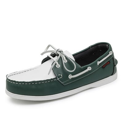 Μόδα Ανδρικά παπούτσια για σκάφος Δερμάτινα παπούτσια casual κατάστρωμα 2023 Loafers Άνοιξη Φθινόπωρο Πολυτελής επωνυμία σχεδιαστής Αντιολισθητική Έκπτωση