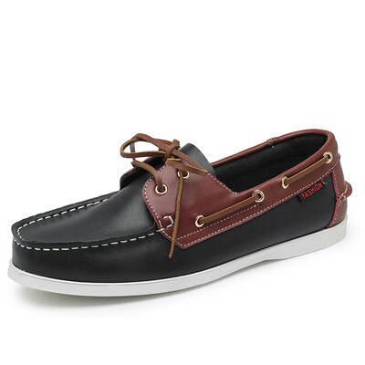 Μόδα Ανδρικά παπούτσια για σκάφος Δερμάτινα παπούτσια casual κατάστρωμα 2023 Loafers Άνοιξη Φθινόπωρο Πολυτελής επωνυμία σχεδιαστής Αντιολισθητική Έκπτωση