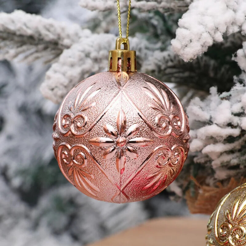 6 ΤΕΜ 6 εκ. Χριστουγεννιάτικα στολίδια χριστουγεννιάτικου δέντρου κρεμαστά μενταγιόν στεφάνι τζάκι Διακοσμητικά 2025 Πρωτοχρονιάτικο Δώρο Navidad