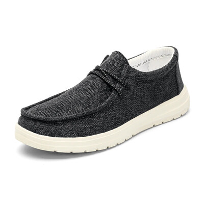 Pantofi ocazional pentru bărbați Mocasini de pânză respirabili Bărbați noi pantofi confortabili pentru mers în aer liber Mocasini clasici pantofi pentru bărbați de vară