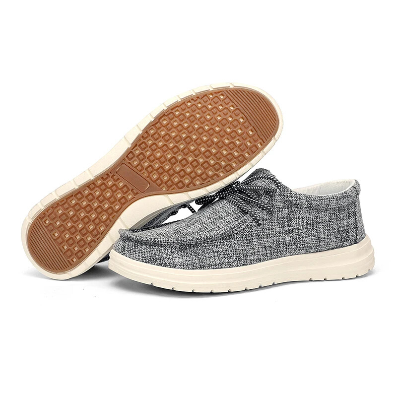 Pantofi ocazional pentru bărbați Mocasini de pânză respirabili Bărbați noi pantofi confortabili pentru mers în aer liber Mocasini clasici pantofi pentru bărbați de vară