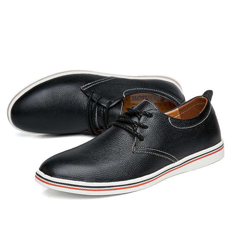 Valstone Luksusa Kvalitatīvs īstas ādas ikdienas apavi Vīriešu baltas kedas laivu kurpes ērtas, mīkstas plakanas zems piegriezums lieli izmēri 47