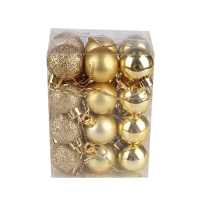 24 τεμ. 2024 νέο 30 χιλιοστά Χριστουγεννιάτικη Χριστουγεννιάτικη Μπαλίτσα Κρεμαστό Διακοσμητικό πάρτι για το σπίτι