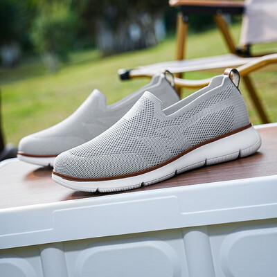 2024. gada jauni vīriešu sieta ikdienas apavi Modes, vieglas, elpojošas, mīkstas zoles apavi vasaras brīvdabas sportam fitnesa kedas liela izmēra