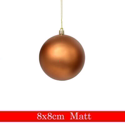 8/10/12/20cm Χριστουγεννιάτικο Δέντρο Κρεμαστές Μπάλες Σπίτι Χριστουγεννιάτικο Δέντρο Κρεμαστό Στολίδι Γυαλιστερό Ματ Μπάλα Navidad Διακόσμηση Πρωτοχρονιάτικα Δώρα