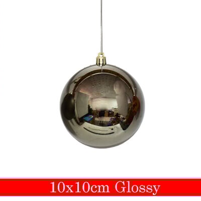8/10/12/20cm Χριστουγεννιάτικο Δέντρο Κρεμαστές Μπάλες Σπίτι Χριστουγεννιάτικο Δέντρο Κρεμαστό Στολίδι Γυαλιστερό Ματ Μπάλα Navidad Διακόσμηση Πρωτοχρονιάτικα Δώρα
