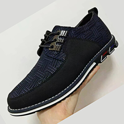 Új légáteresztő, egyszínű csúszós férfi vezetőcipők tavaszi és őszi új stílusú, lélegző férfi borsócipők The British Sneakers