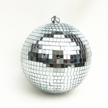 1PC Reflective Glass Rotable Mirror Ball For Disco DJ Mirror Reflection Glass Ball Light for Christmas Party 8D