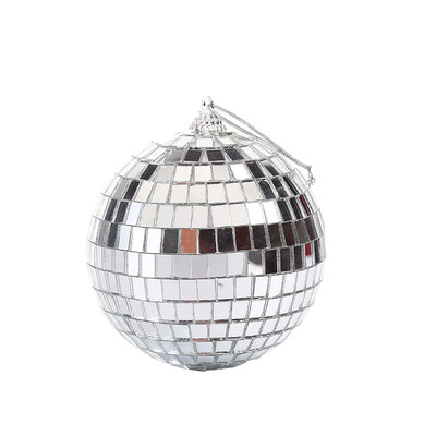 1PC Reflective Glass Rotable Mirror Ball For Disco DJ Mirror Reflection Glass Ball Light for Christmas Party 8D