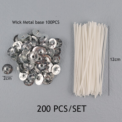 8-20 cm 100 tk. Küünla Wicks Suitsuvaba Vaha Puhas Puuvillane Südamik DIY küünalde valmistamiseks Eelvahatatud Wicksi peotarbed