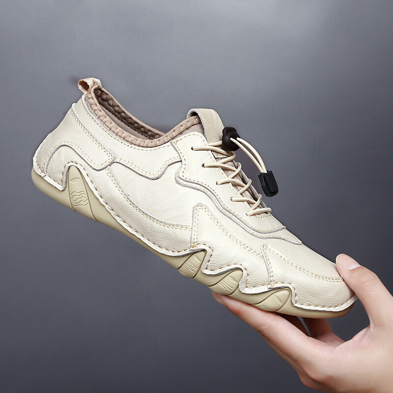 Vyriški odiniai batai Laisvalaikio patogūs prisegami batai Minkšti penny batai vyrams Lengvi vairavimo batai