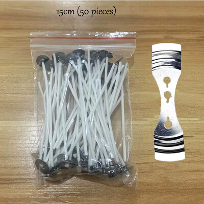 50 tk vahast puuvillaküünal ( 4,3-15 cm) vormimislehtede valmistamiseks. Küünla valmistamise tarvikud Mecha küünal Sojavahast küünlad Wick DX003