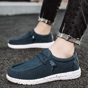 Ανδρικά slip-on casual loafers Ελαφριά άνετα παπούτσια από καμβά Stretch Loafer Αντιολισθητικά παπούτσια βάρκας που αναπνέουν