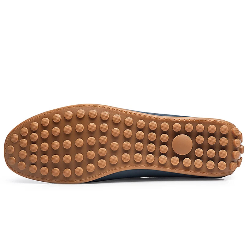 Pánske lodičky, kožené pánske mokasíny, ľahké tenisky, talianske priedušné nazúvacie topánky na šoférovanie, veľkosť 47