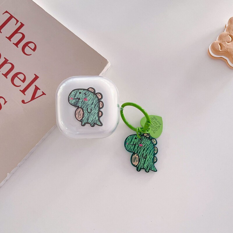 Piemērots Samsung budspro aizsargmaciņam Galaxybudsli aizsargmaciņš caurspīdīgs Bluetooth korpuss 2 multfilmu lācis