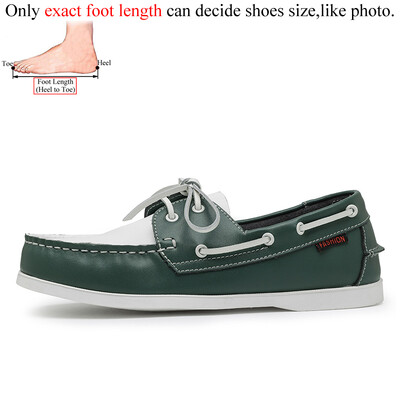 Δημοφιλή δερμάτινα casual boat παπούτσια Ανδρικά Flat Loafers Αντιολισθητικά Μεγάλο μέγεθος 46 47 48 Spring Autumn Luxury Brand Designer