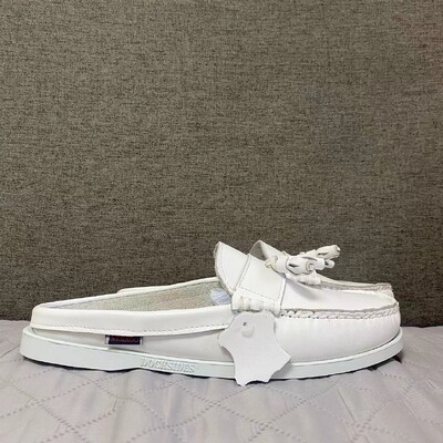 Vīriešu autentiski Sebago Docksides apavi — augstākās kvalitātes dabīgās ādas Moc Toe, mežģīņu apavi XA401