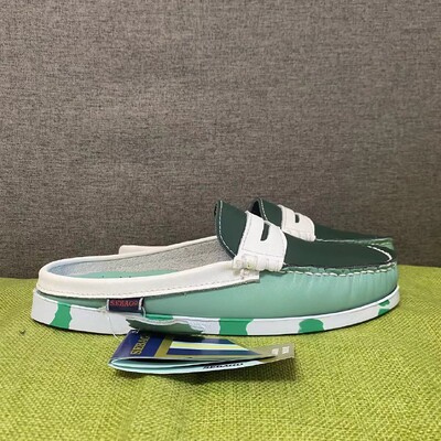 Vīriešu autentiski Sebago Docksides apavi — augstākās kvalitātes dabīgās ādas Moc Toe, mežģīņu apavi XA401